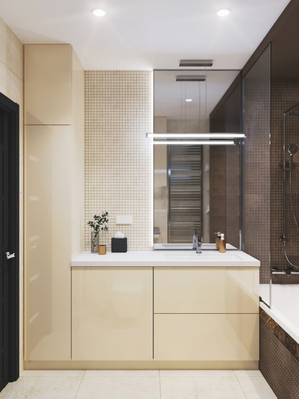 Натуральная палитра и гармоничные сочетания: интерьер двухкомнатной квартиры Натуральная палитра и гармоничные сочетания: интерьер двухкомнатной квартиры