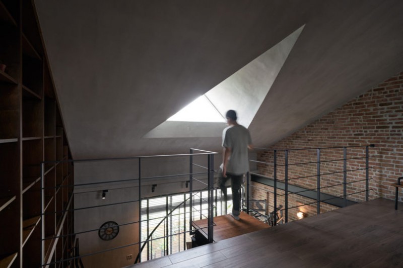 Интерьер двухуровневого лофта