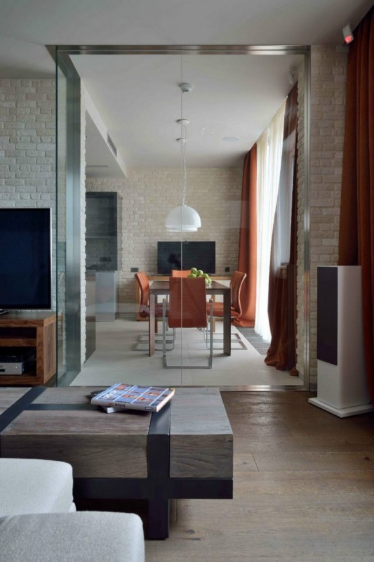 Комфортное функциональное зонирование квартиры площадью 220 м2