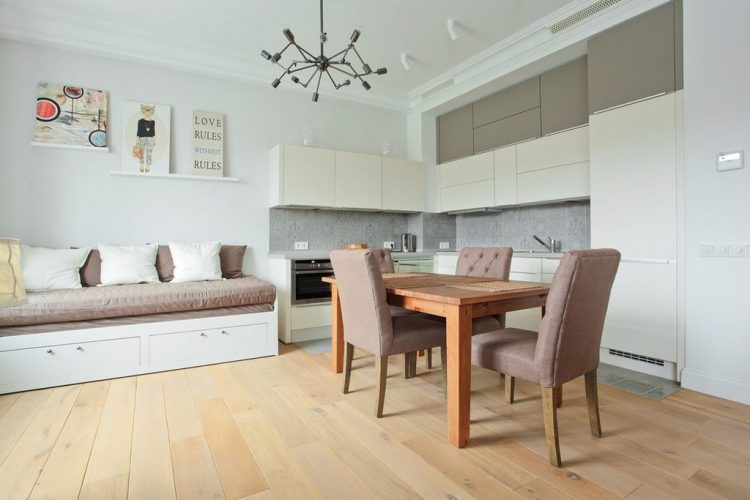 Трехкомнатные апартаменты со светлыми яркими элементами скандинавского стиля Трехкомнатные апартаменты со светлыми яркими элементами скандинавского стиля