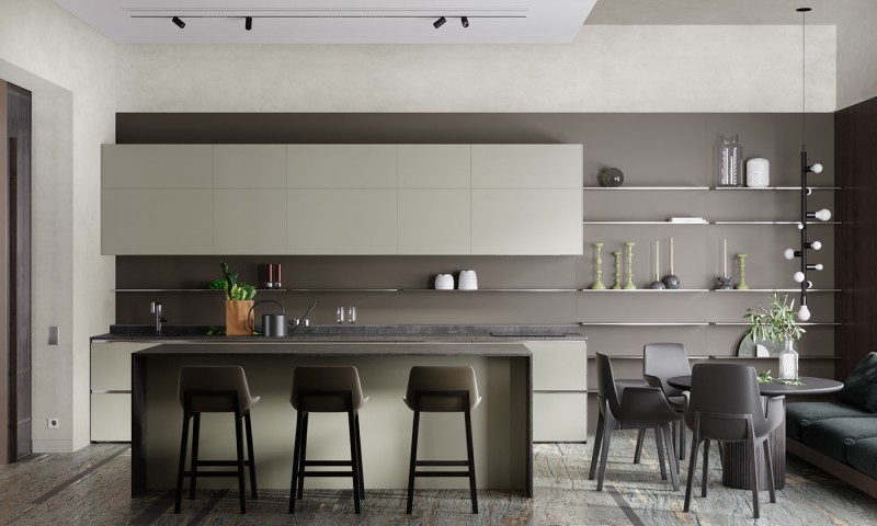 Загородный дом, оформленный в натуральных тонах