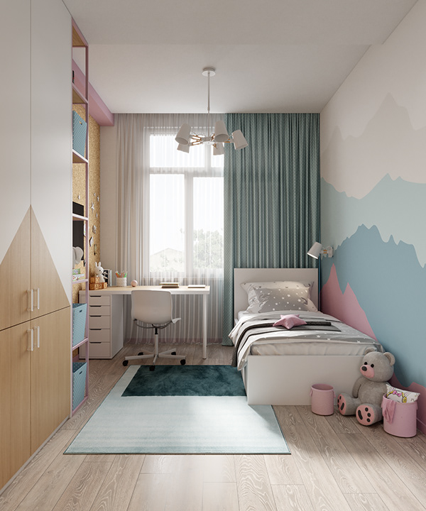 Современный интерьер – квартира в теплых тонах