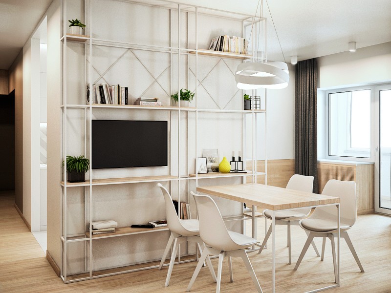 Атмосфера идеального комфорта: квартира, оформленная в светлых тонах