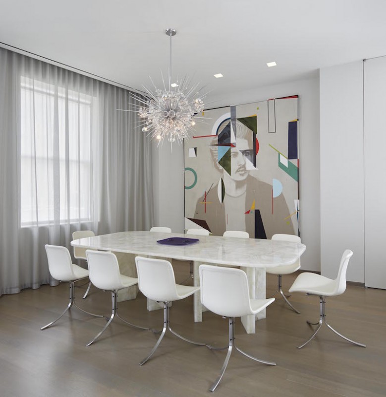 Дуплекс в бывшем промышленном здании на Манхэттене