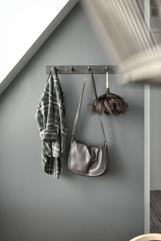 Интерьер мансарды в серых тонах Интерьер мансарды в серых тонах