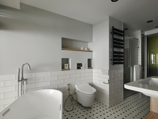 Минималистичные апартаменты в Тайбэе