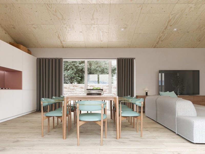 Со вкусом оформленный загородный дом