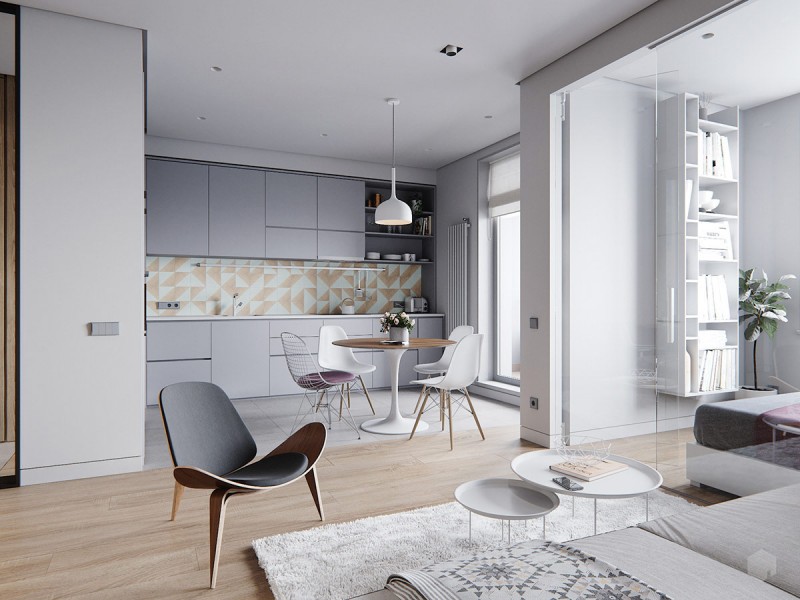 Светлые компактные апартаменты