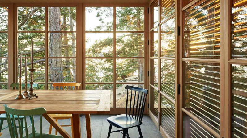 Загородный дом на склоне холма в Пьюджет-Саунде Загородный дом на склоне холма в Пьюджет-Саунде