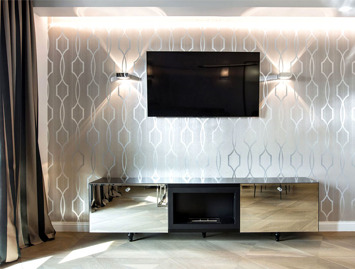 Гламурный интерьер в стиле арт-деко