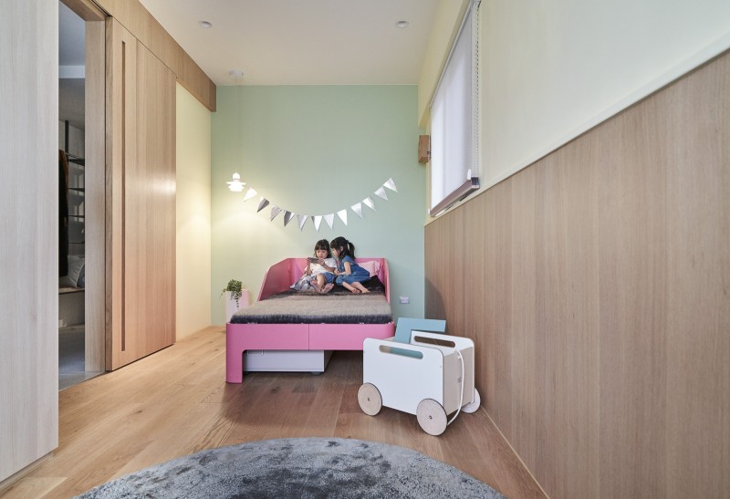 Интерьер семейного дома в Тайбэе Интерьер семейного дома в Тайбэе