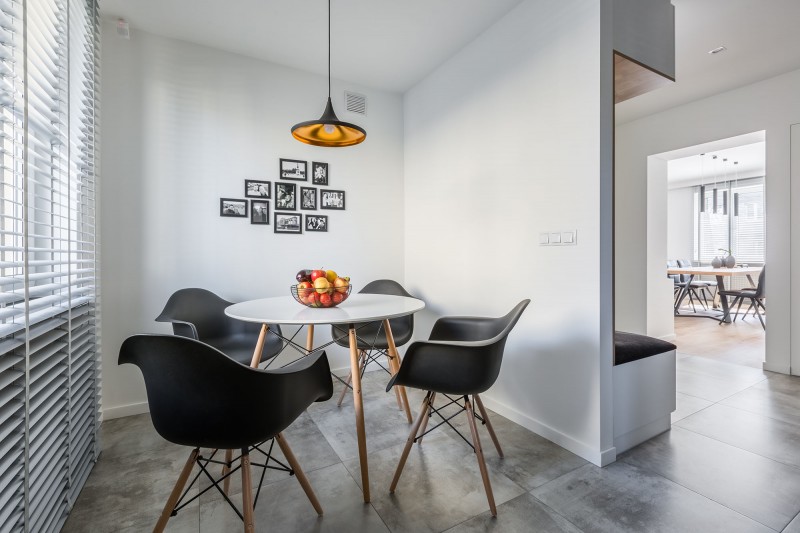 Дизайн интерьера квартиры площадью 80 м² в Лодзи, Польша