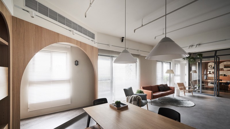 Интерьер семейного дома в Тайбэе Интерьер семейного дома в Тайбэе