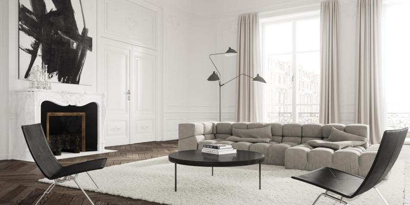 Изысканная классика в лондонской квартире