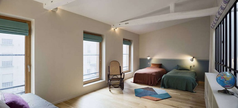 Парижская квартира с небольшим внутренним двориком