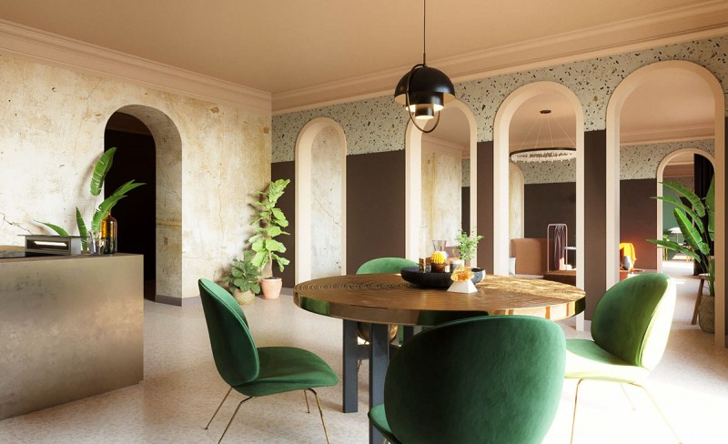 Проект апартаментов с анфиладой