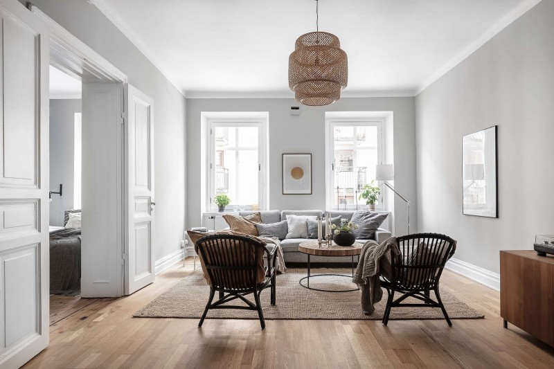 Со вкусом обустроенная квартира в Гётеборге, Швеция