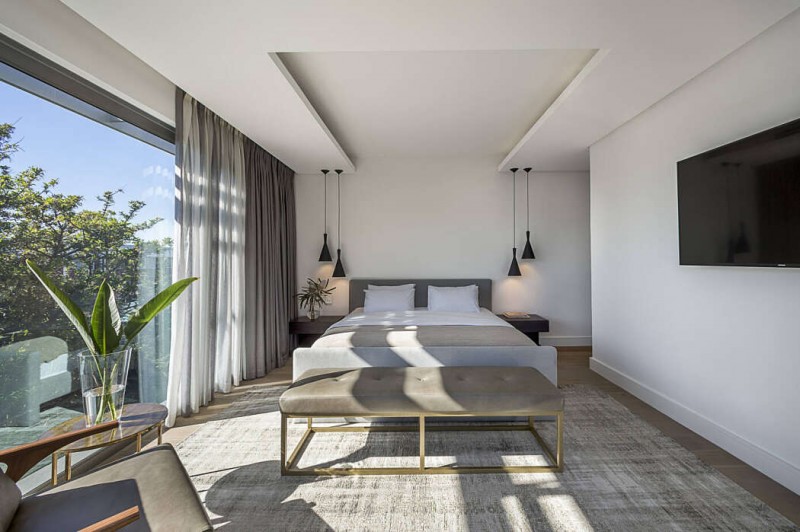 Современный двухэтажный дом, расположенный в Кейптауне, Южная Африка