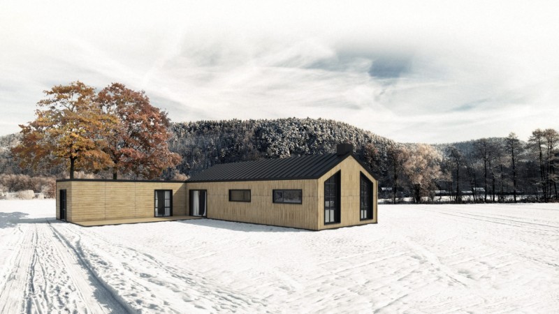 Дом на окраине леса в Минской области, Беларусь Дом на окраине леса в Минской области, Беларусь