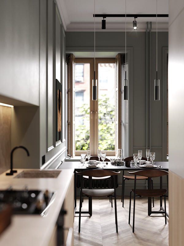 Стильные апартаменты для молодой пары