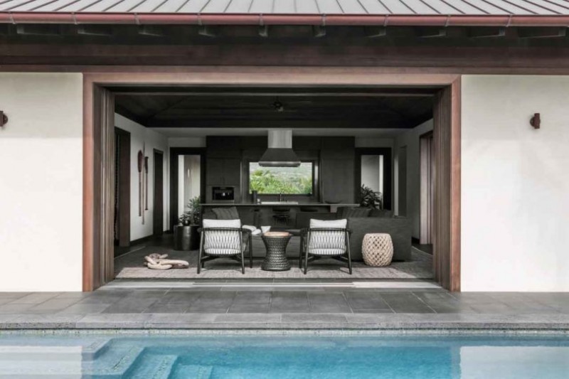 Теплая, уютная атмосфера в резиденции на Гавайях