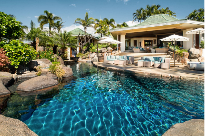 Вилла на курорте Мауна-Кеа на Гавайях Вилла на курорте Мауна-Кеа на Гавайях