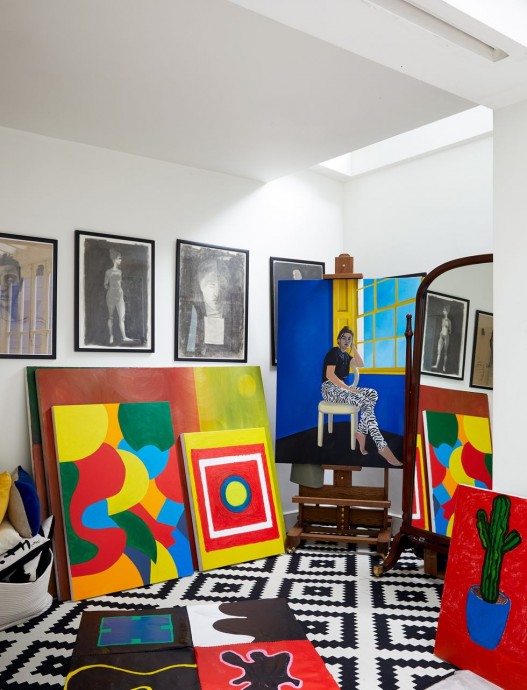 Дом бразильской художницы Лиз Гренден на окраине Лондона