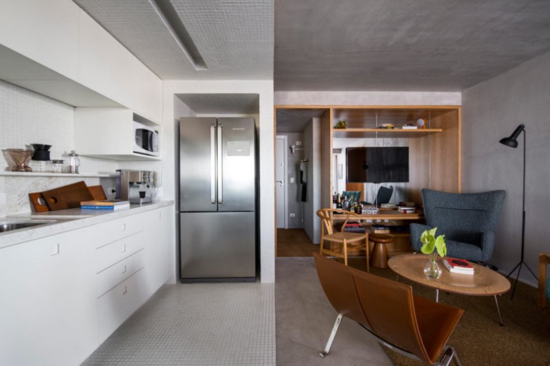 Холостяцкая квартира, расположенная в Куритибе, Бразилия Холостяцкая квартира, расположенная в Куритибе, Бразилия