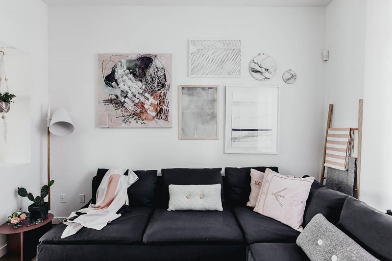 Изящные элементы декора в интерьере очаровательной квартиры