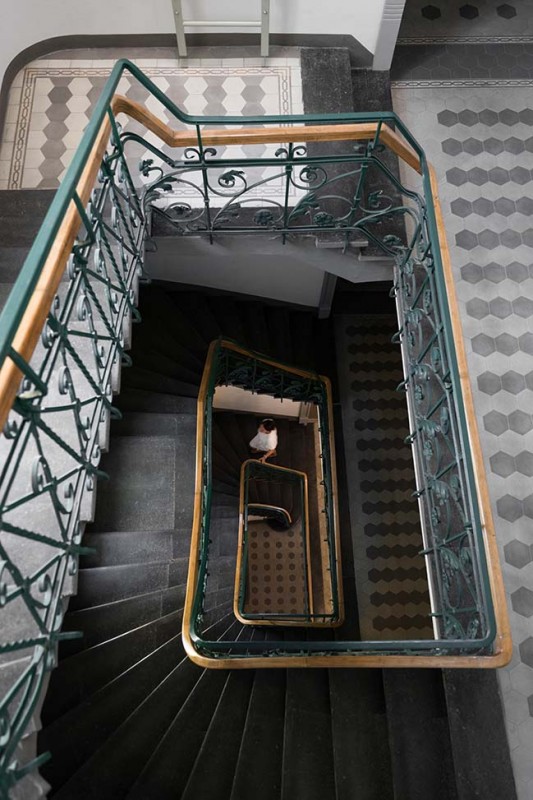 Квартира в мансарде многоквартирного дома 1911 года постройки в Кракове