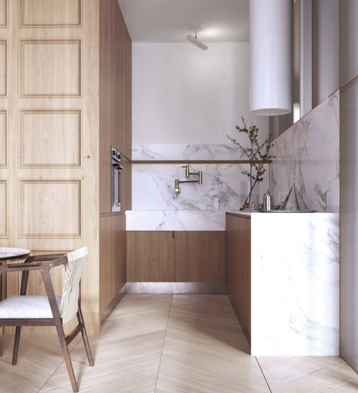 Проект просторных апартаментов в Киеве