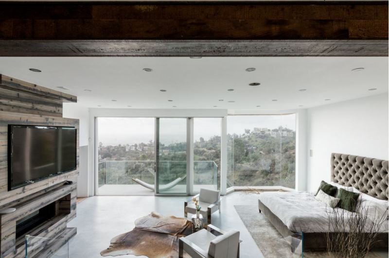 Современная архитектура на Голливудских холмах