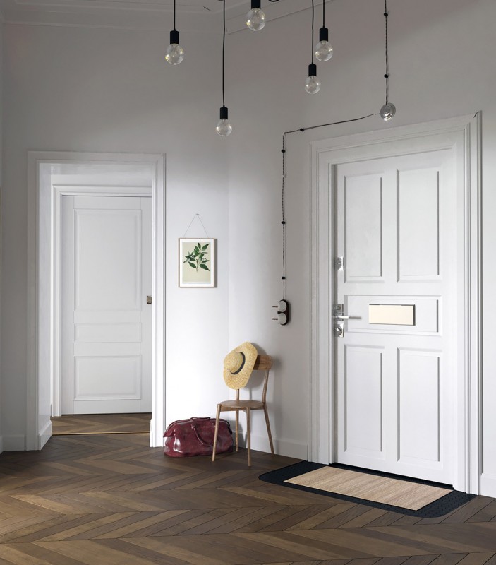 Эклектичный интерьер в скандинавском стиле