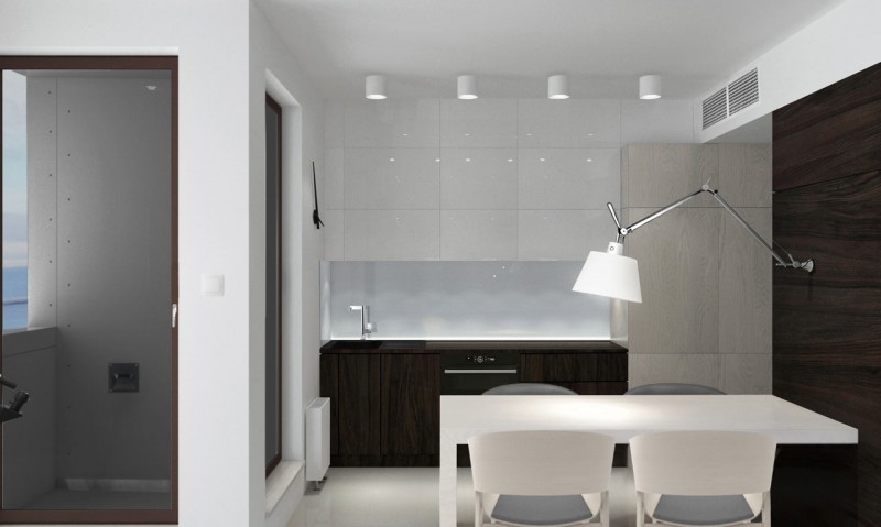 Интерьер апартаментов в Гдыне, Польша