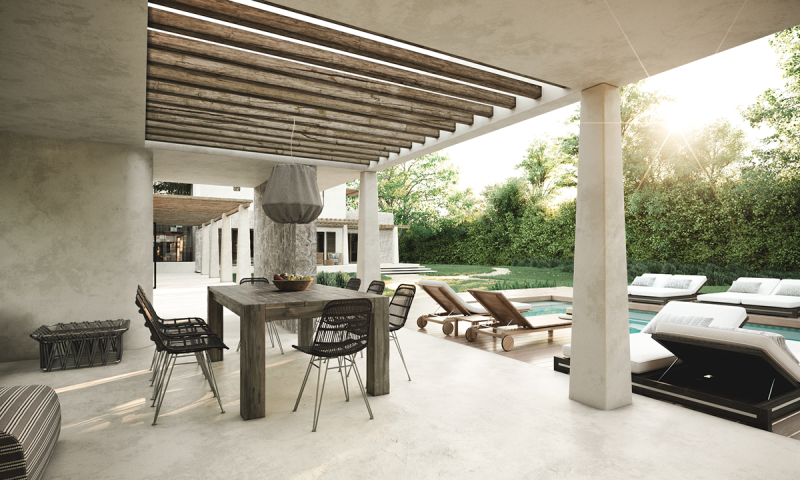 Интерьер уютной виллы