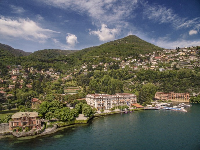 Итальянский курорт Villa d'Este на озере Комо