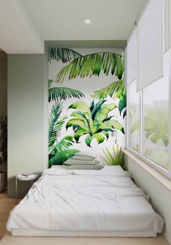 Апартаменты, оформленные в пастельных тонах