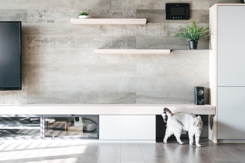 Интерьер квартиры в Тайбэе, Тайвань Интерьер квартиры в Тайбэе, Тайвань