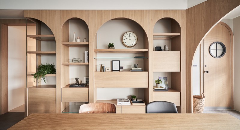 Интерьер семейного дома в Тайбэе Интерьер семейного дома в Тайбэе