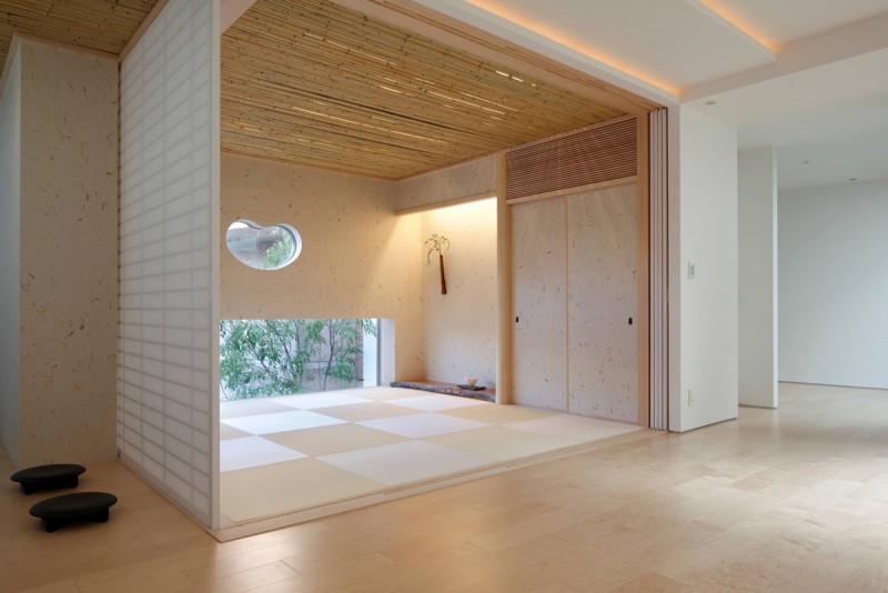 Сочетание современных и традиционных идей в дизайне японского дома