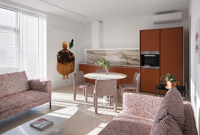 Вдохновляющая коллекция современного искусства в киевском пентхаусе