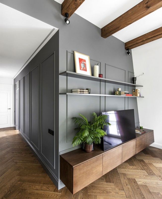 Элегантная атмосфера квартиры в Вильнюсе Элегантная атмосфера квартиры в Вильнюсе