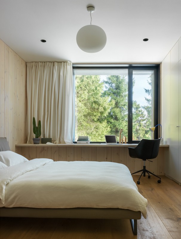 Футуристические элементы в дизайне загородного дома