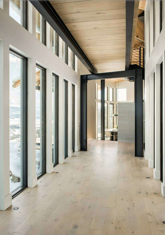 Горная резиденция, расположенная в штате Монтана, США Горная резиденция, расположенная в штате Монтана, США