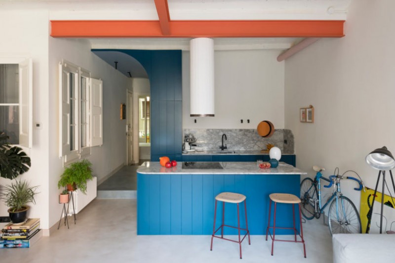 Интерьер апартаментов в здании 1914 года постройки в Барселоне