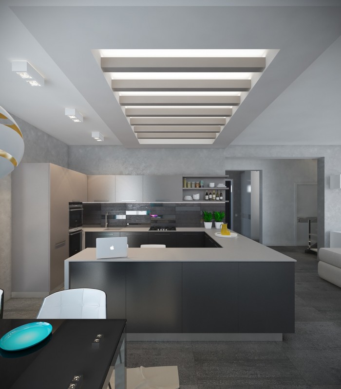 Яркие смелые акценты в интерьере