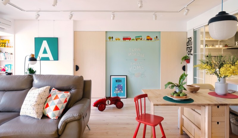 Красочная квартира на Тайване