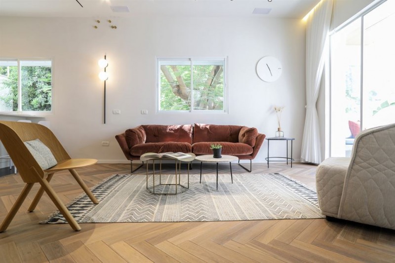 Скандинавский стиль в приморской квартире в Тель-Авиве