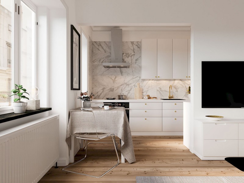 Квартира-студия в Стокгольме Квартира-студия в Стокгольме