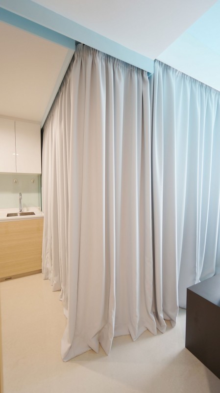 Небольшпя квартира, оформленная в нежных тонах, в Сингапуре Небольшпя квартира, оформленная в нежных тонах, в Сингапуре